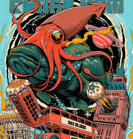 Pearl Jam Concert Poster
