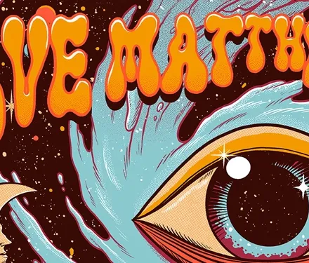 Dave Matthews Band Concert Poster